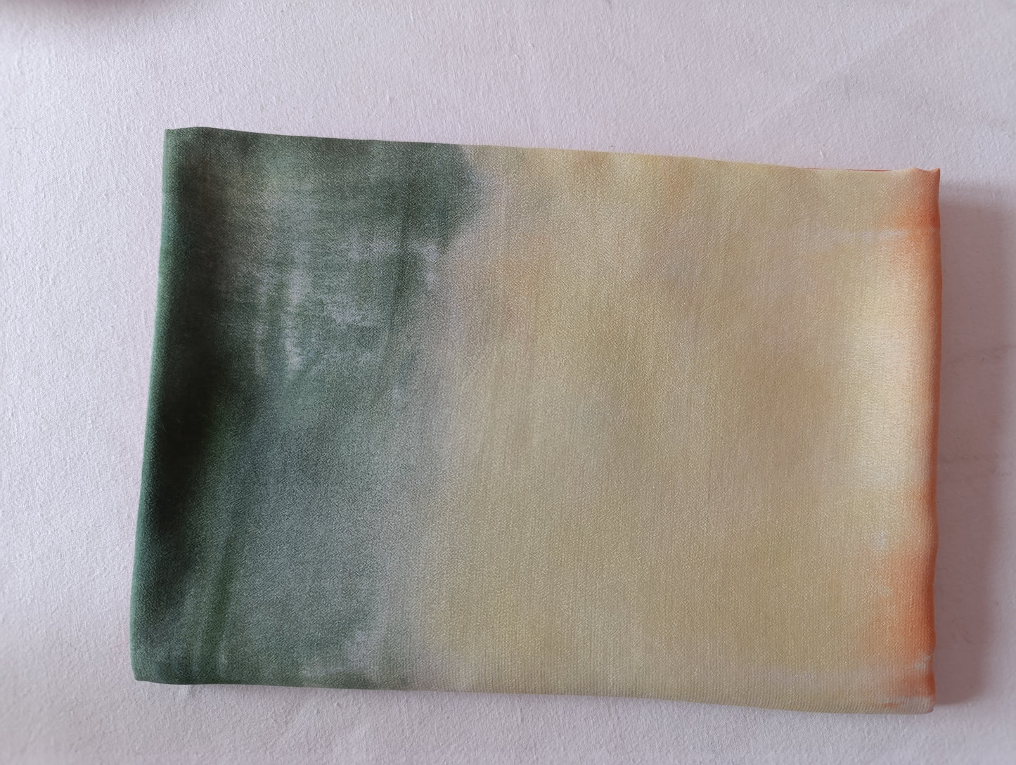 Playsilk 1601-02 , Hand dyed rainbow colors blend silk cotton