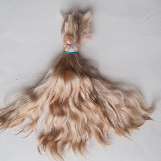 Mohair Combed locks blonde 2408 - 28 gr for reroot