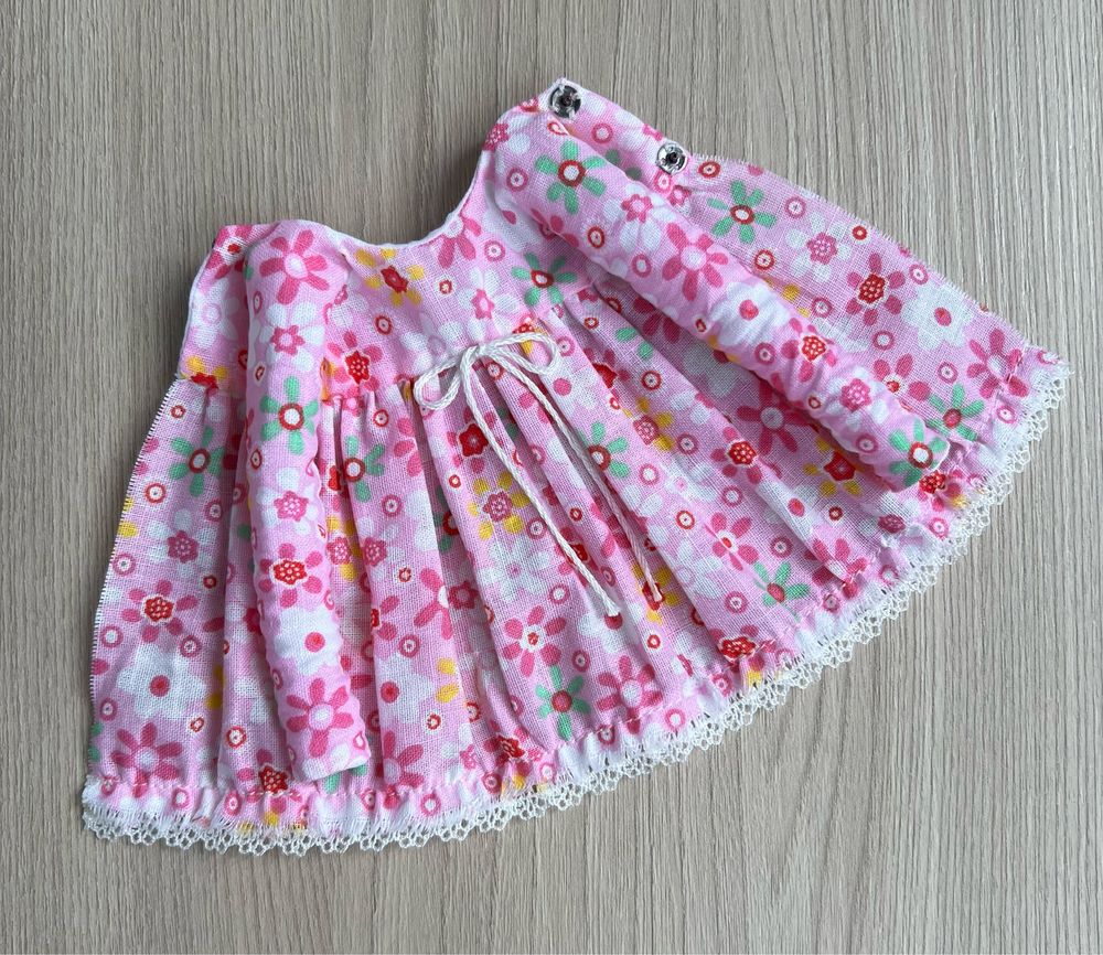 cotton printed dress for Blythe Doll
