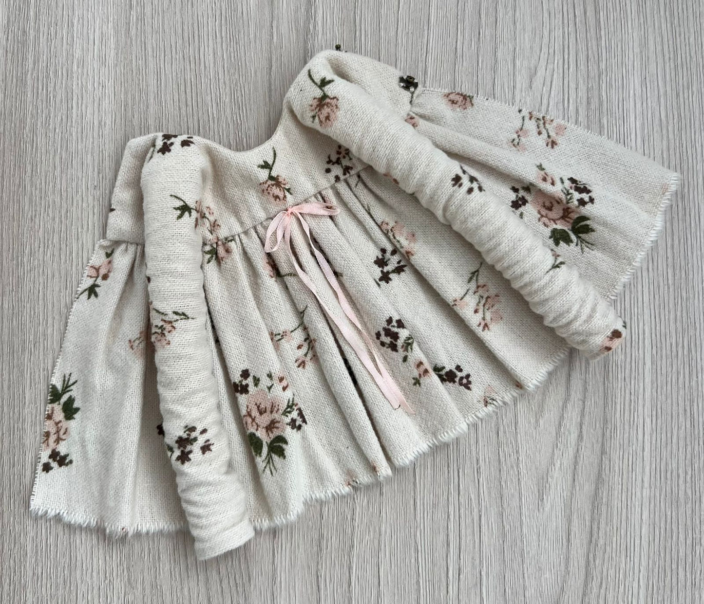 cotton printed dress for Blythe Doll