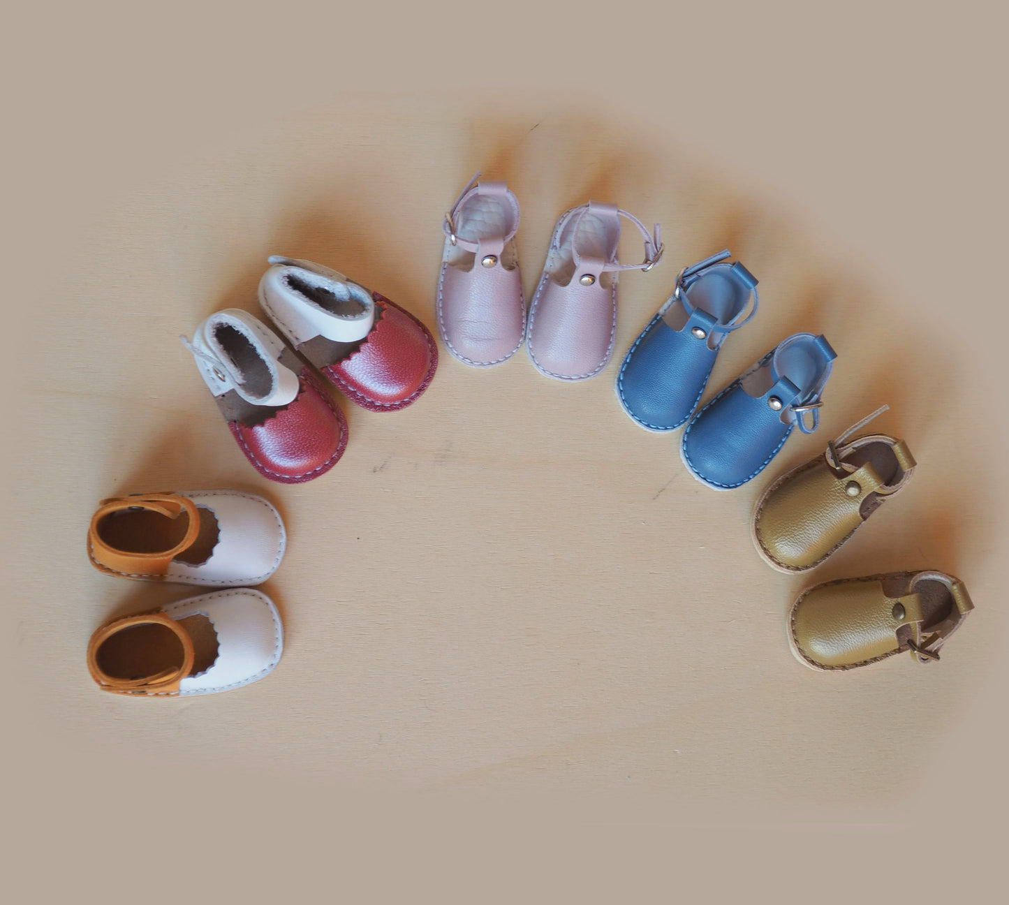 Scarpe da bambola Stivali in vera pelle 5 cm per calzature da 13 pollici, vestiti per bambole, per scarpe Paola Reina Corolle Les Cheries,