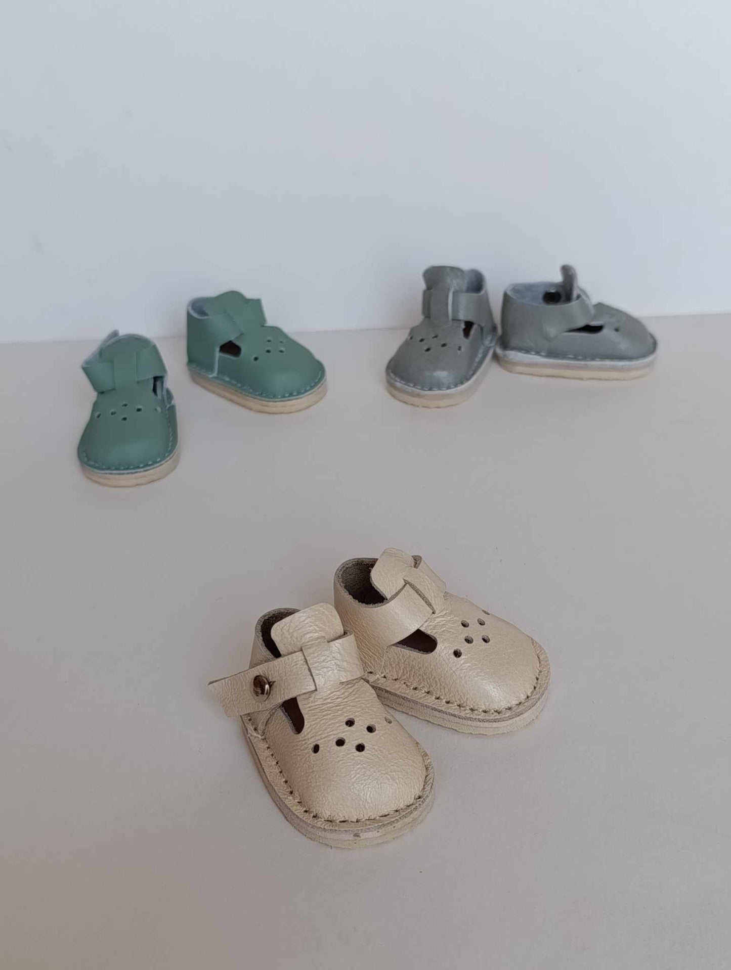 Sandals Genuine leather doll shoes 5 cm for 13 inch dolls