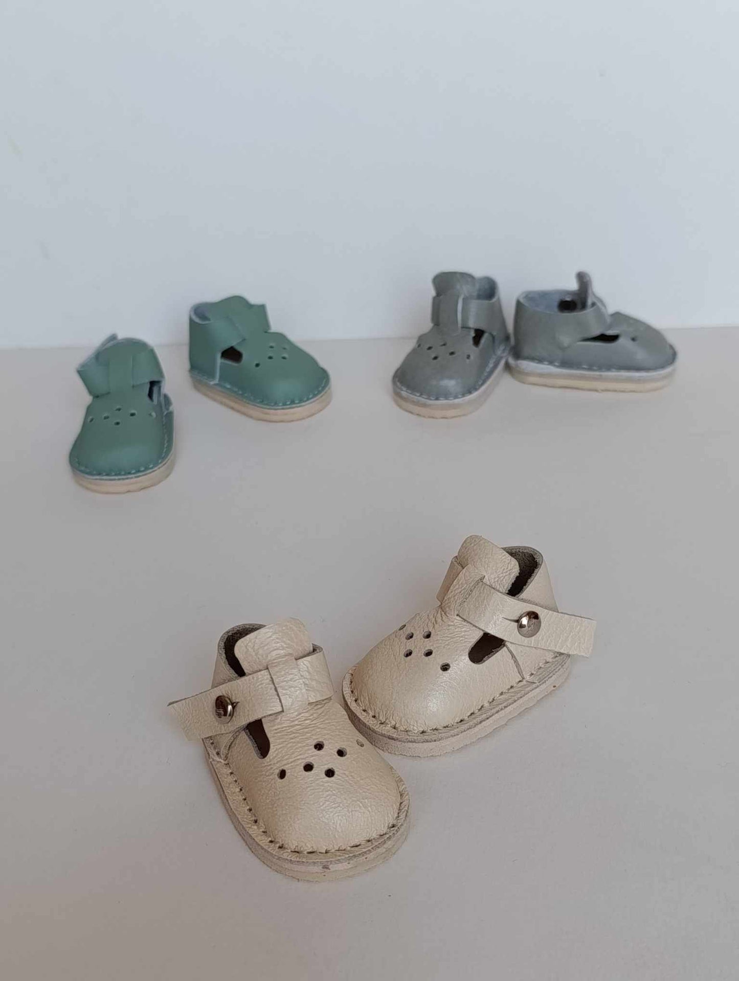 Sandals Genuine leather doll shoes 5 cm for 13 inch dolls