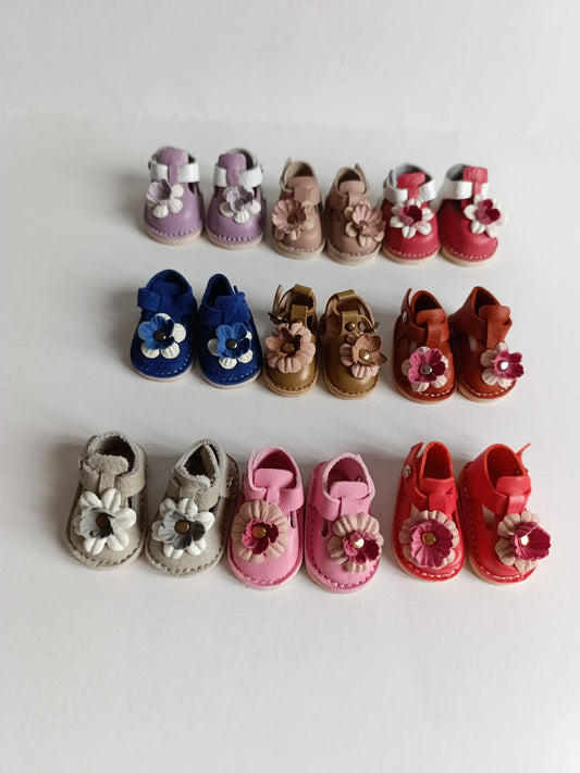Sandals Genuine leather doll shoes 5 cm for 13 inch dolls