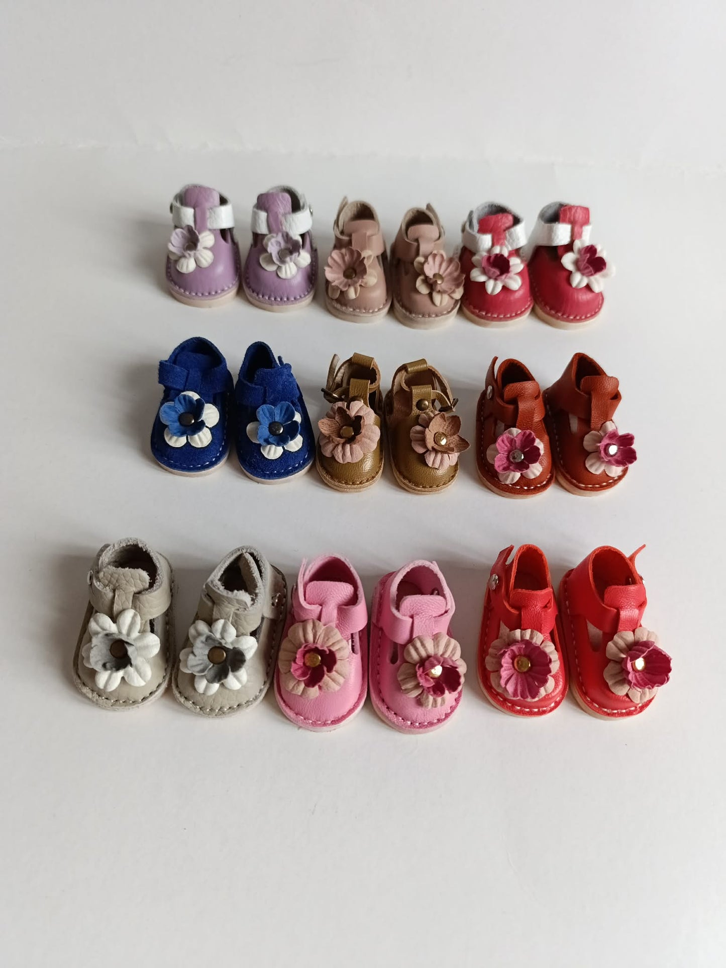 Sandals Genuine leather doll shoes 5 cm for 13 inch dolls