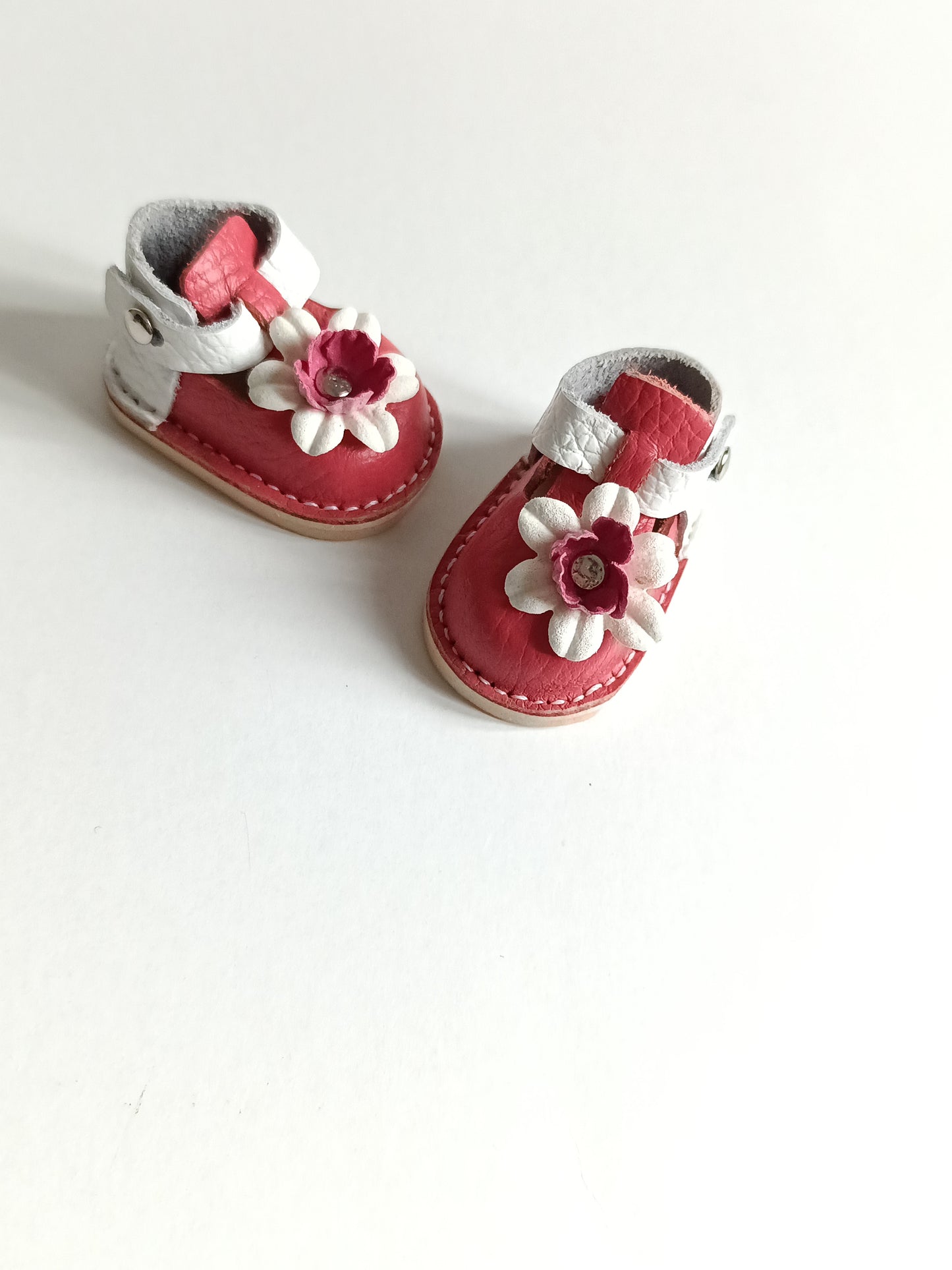 Sandals Genuine leather doll shoes 5 cm for 13 inch dolls
