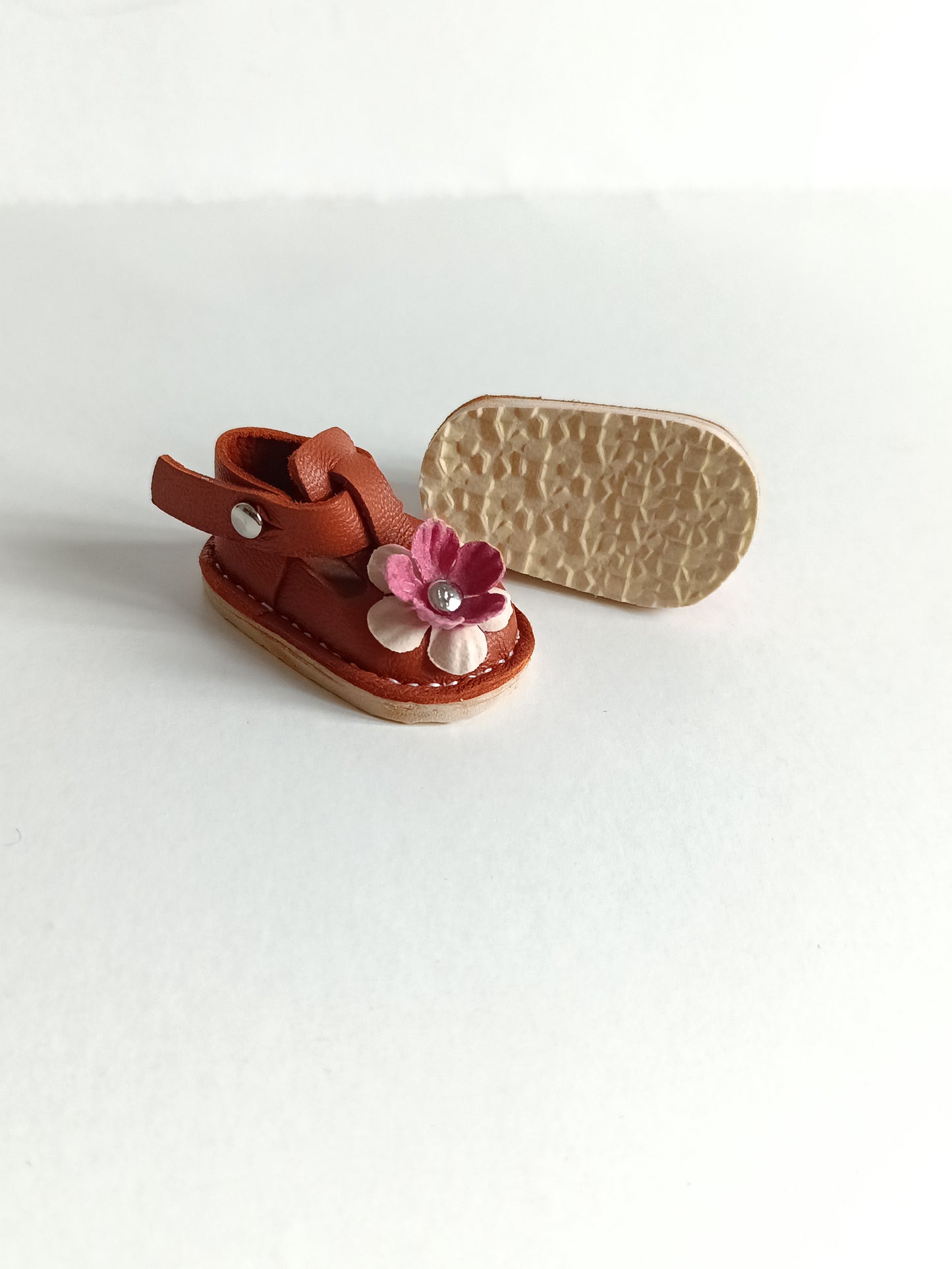 Sandals Genuine leather doll shoes 5 cm for 13 inch dolls