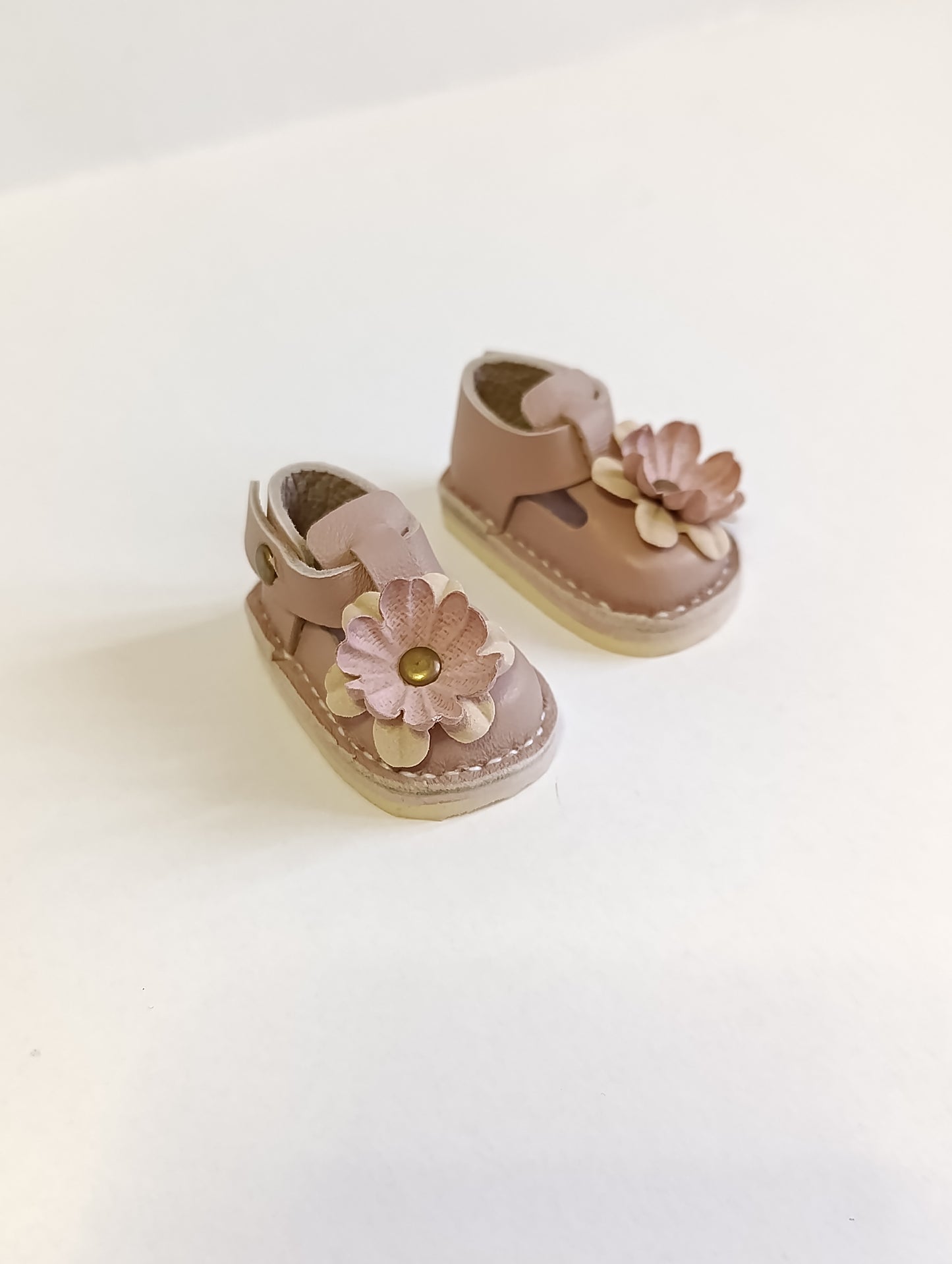 Sandals Genuine leather doll shoes 5 cm for 13 inch dolls