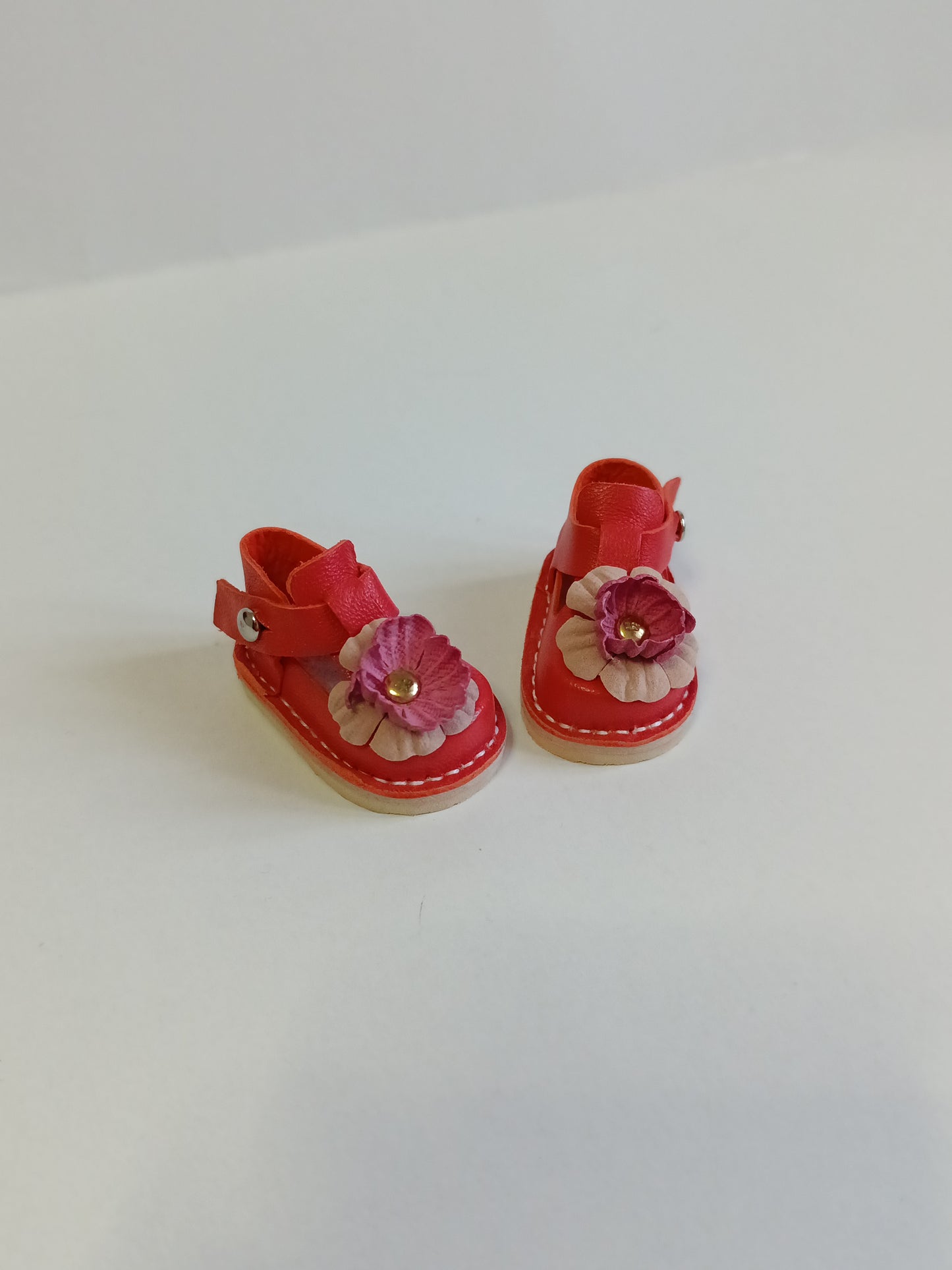 Sandals Genuine leather doll shoes 5 cm for 13 inch dolls