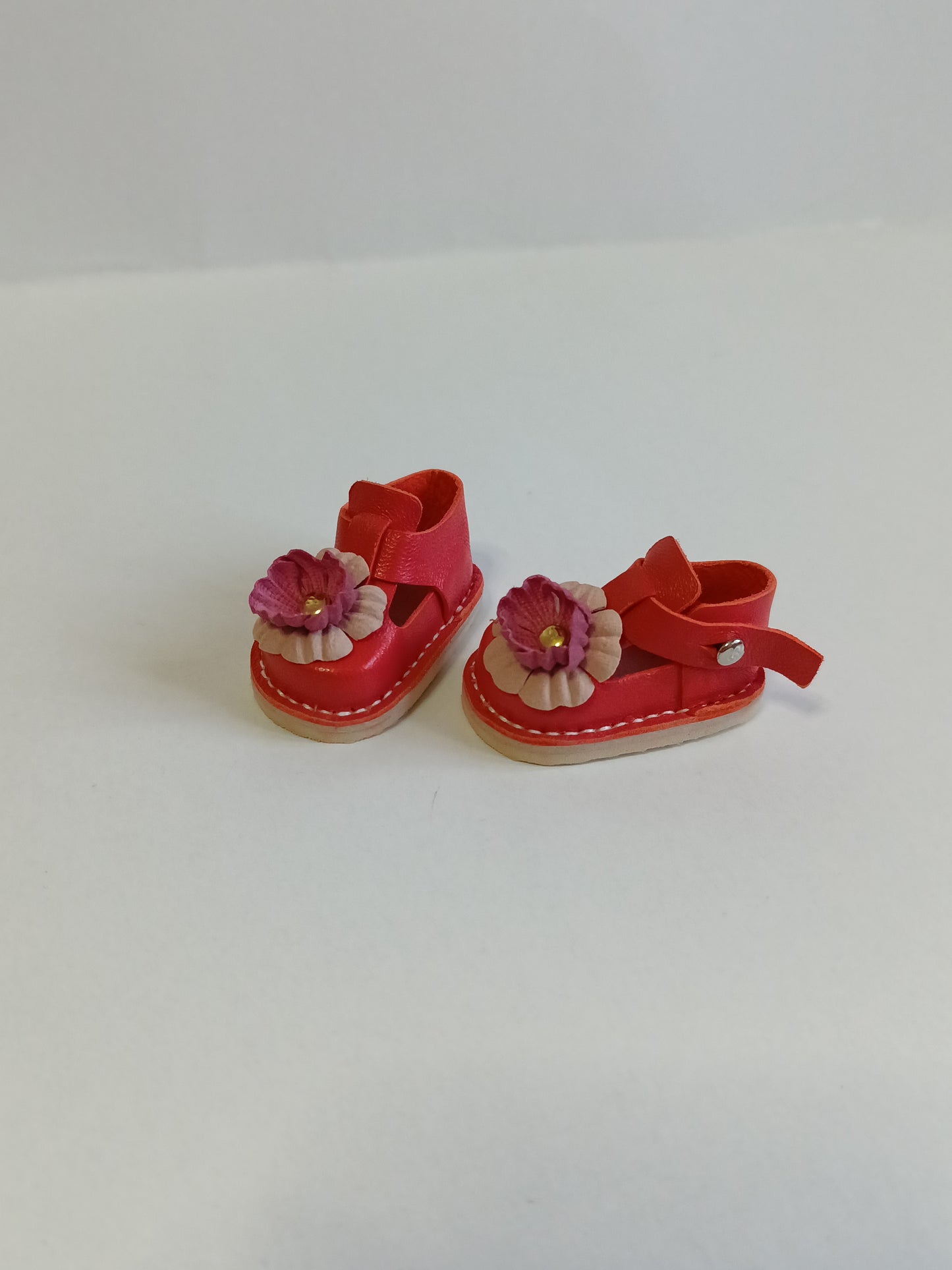 Sandals Genuine leather doll shoes 5 cm for 13 inch dolls