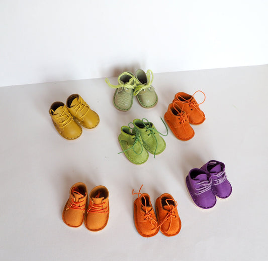 Chaussures de poupée Bottes en cuir véritable 5 cm pour 13 pouces - Paola Reina, Corolle Les Cheries