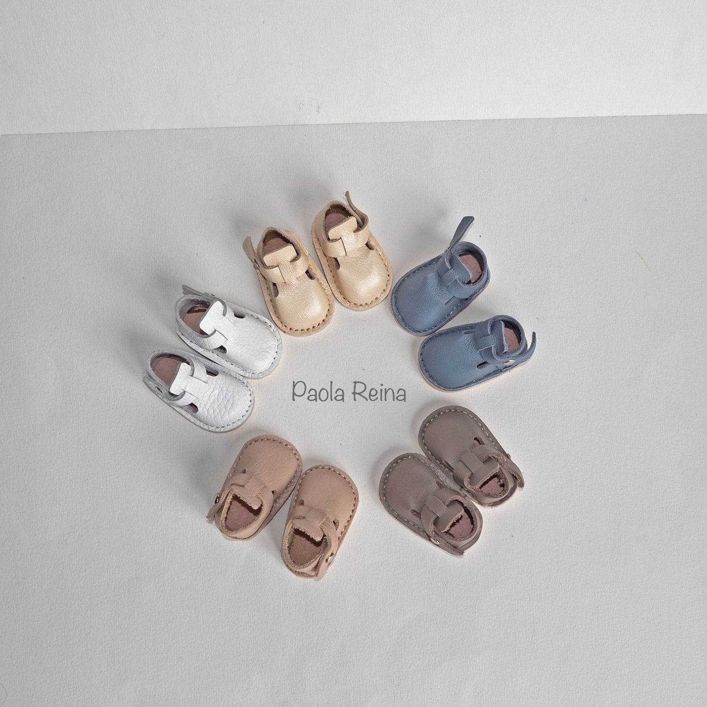 sandals Genuine leather doll shoes 5 cm for 13 inch dolls.