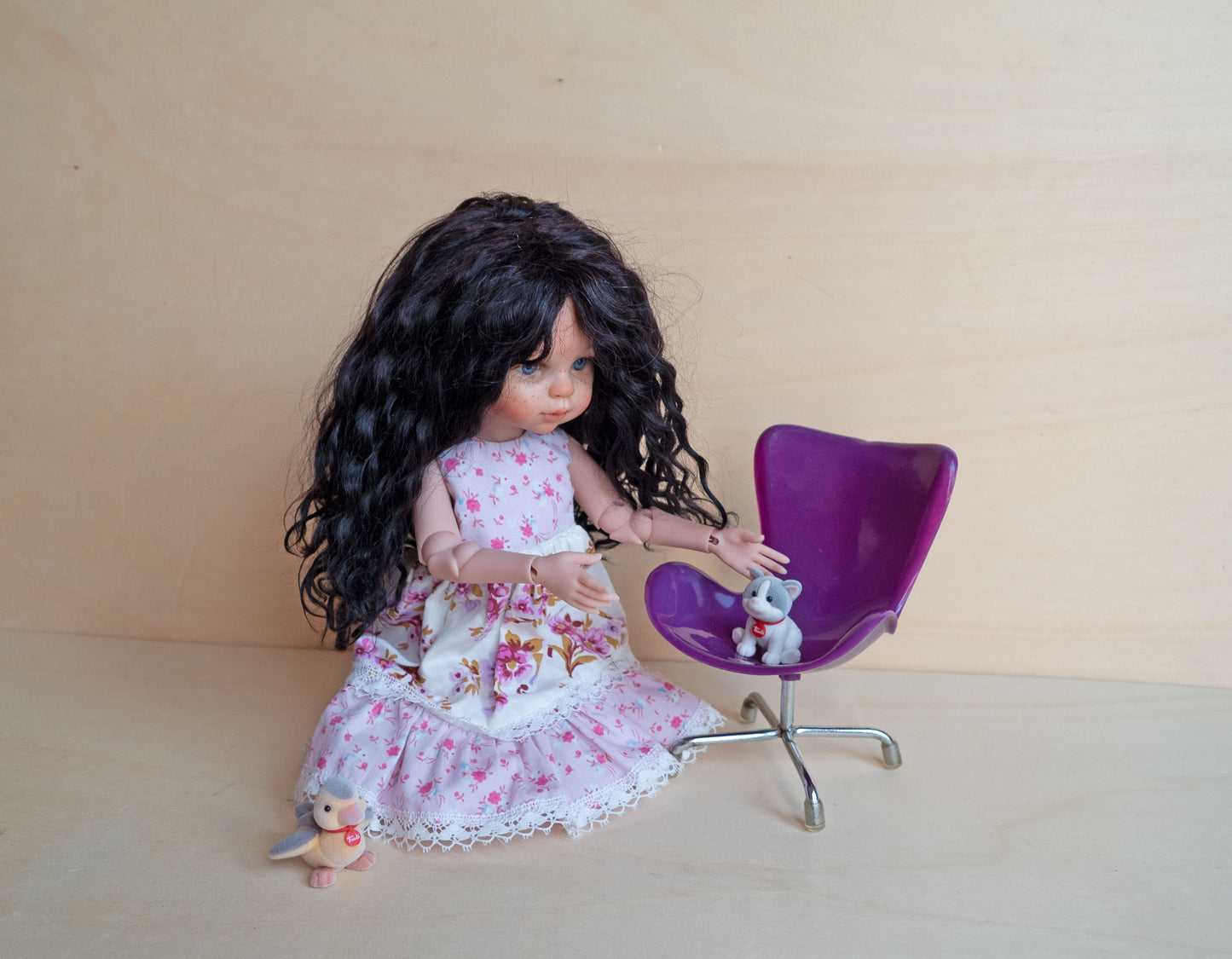 Paola Reina doll cloth vinyl doll OOAK Custom collection doll.