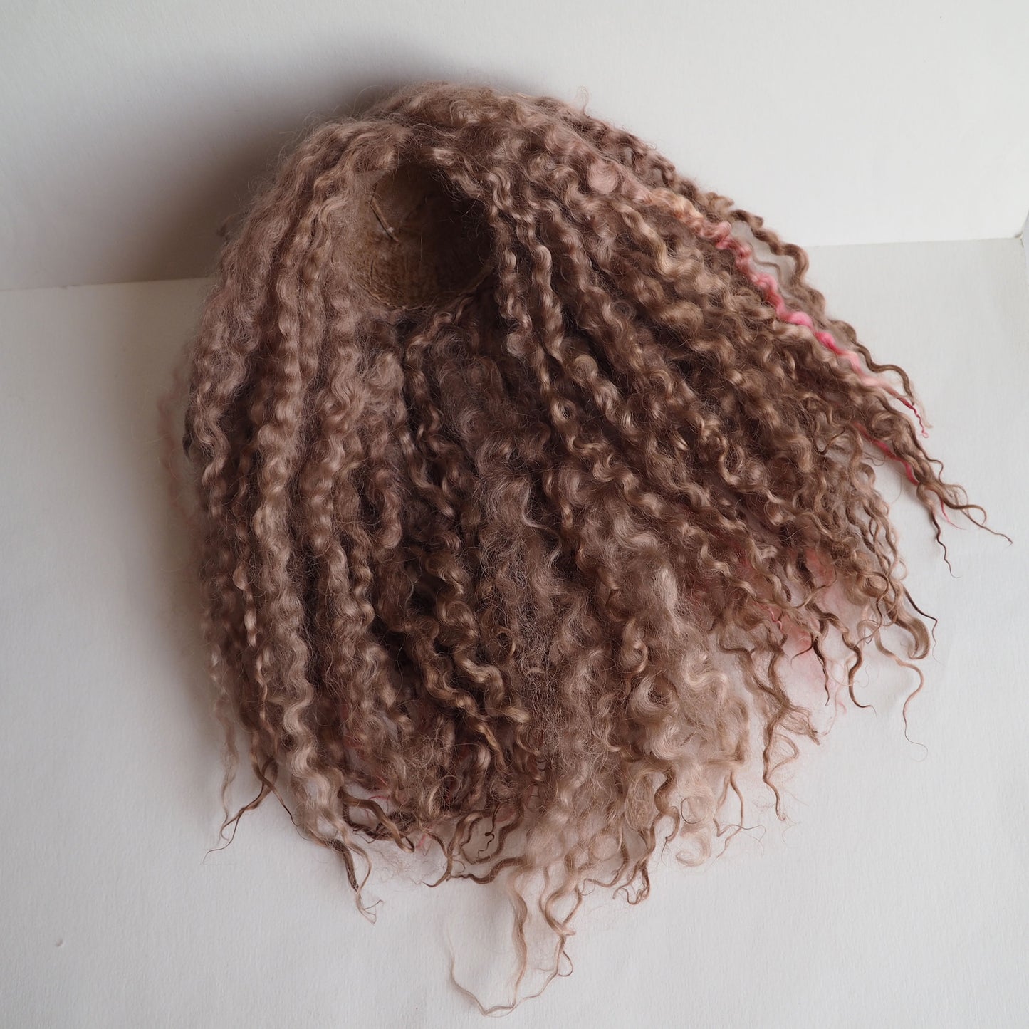 Paola reina wig from long wool locks ready to ship