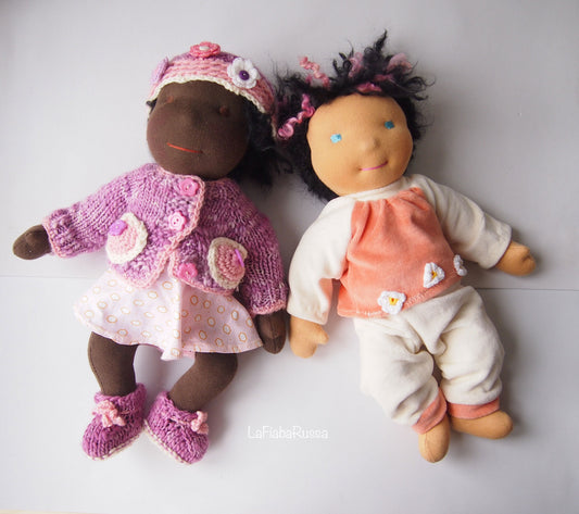 doll clothes for a doll 35 cm and nude baby doll at choice