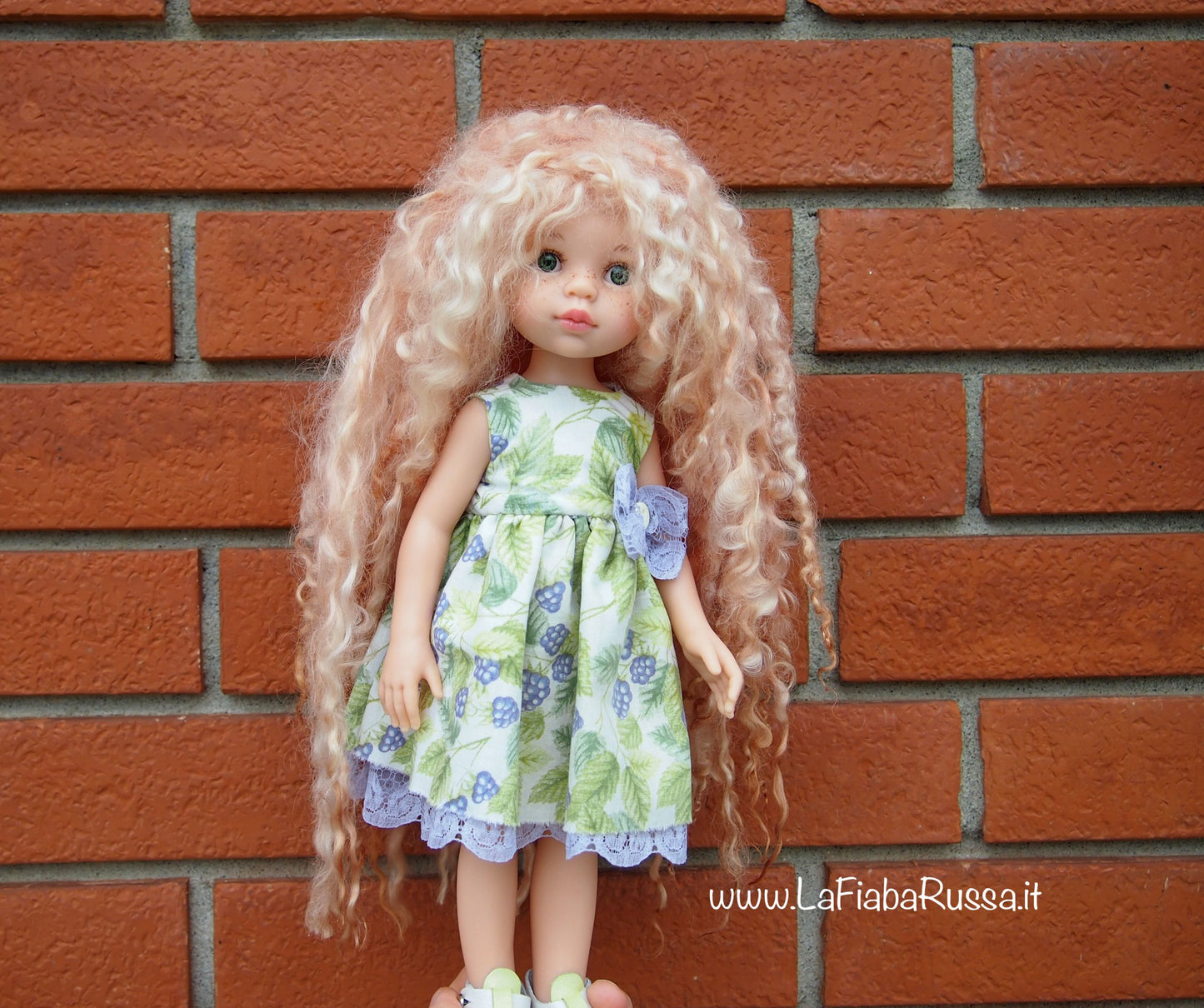 OOAK Custom collection doll Paola Reina doll cloth vinyl doll