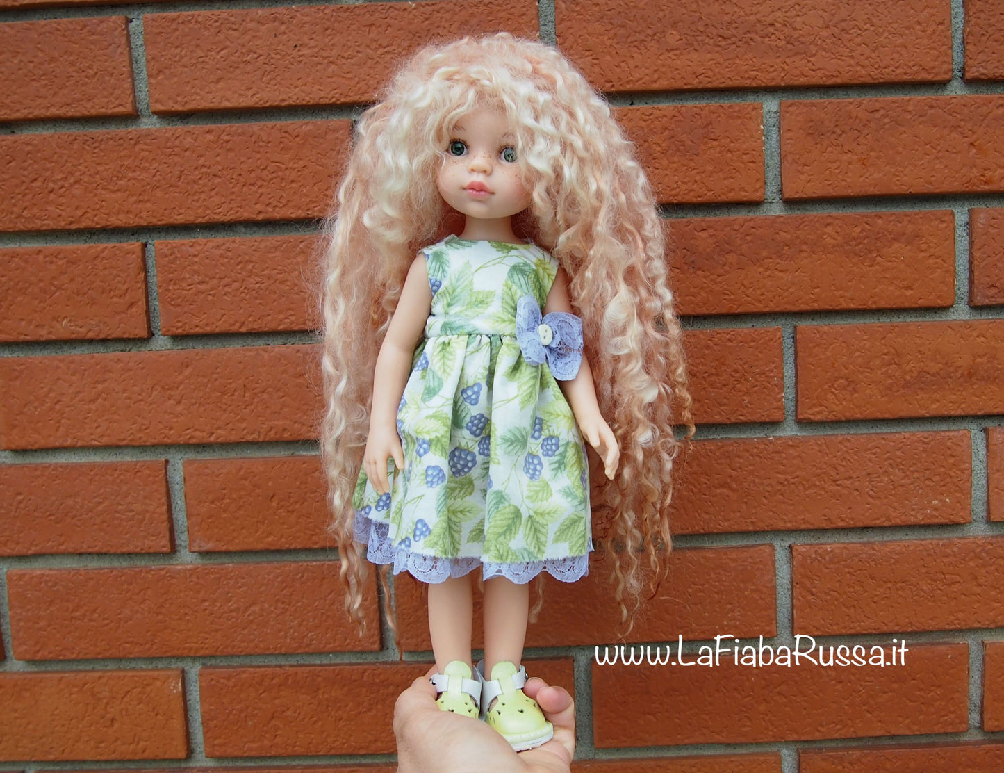 OOAK Custom collection doll Paola Reina doll cloth vinyl doll