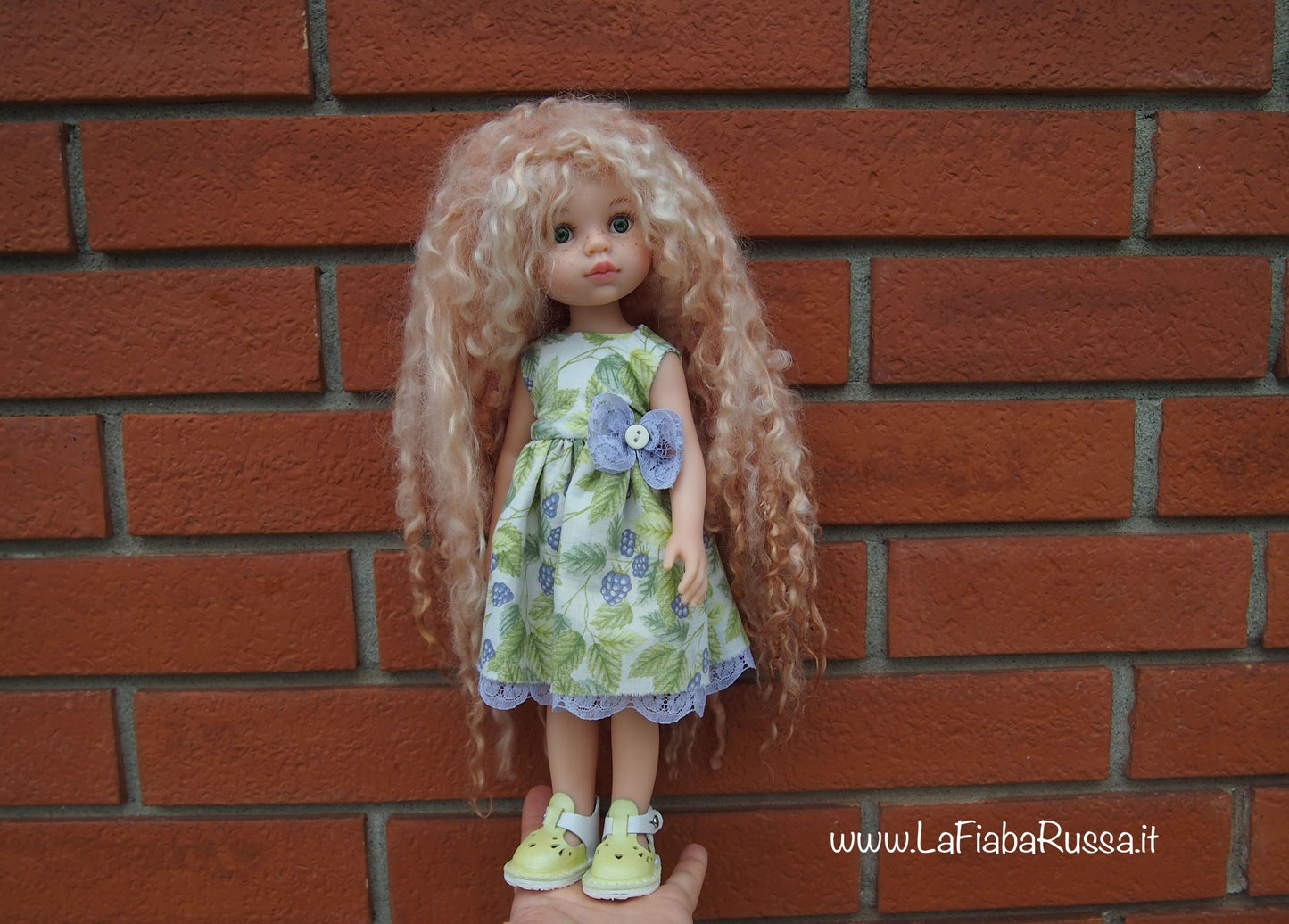 OOAK Custom collection doll Paola Reina doll cloth vinyl doll