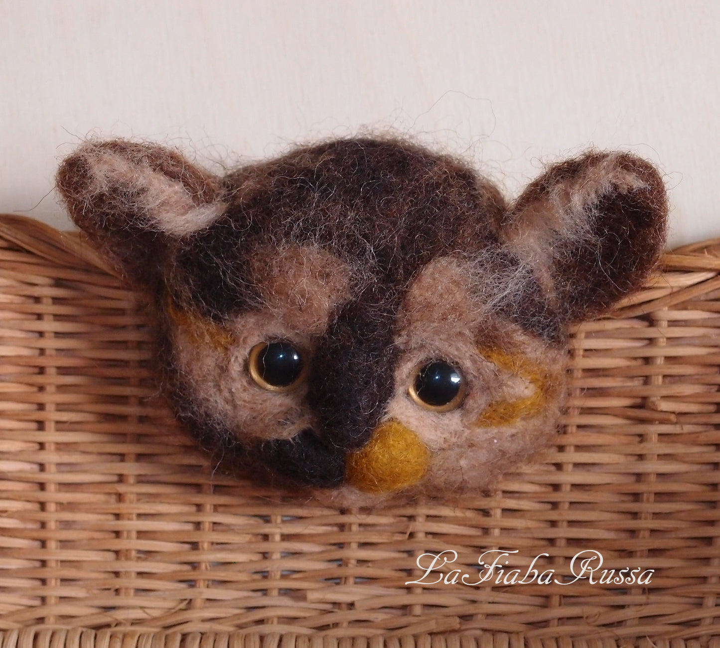 Aiguille feutrée British shorthair laine animal personnalisé cadeau chat broche ou aimant