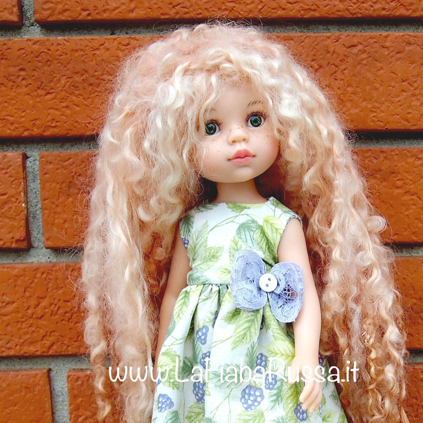 OOAK Custom collection doll Paola Reina doll cloth vinyl doll